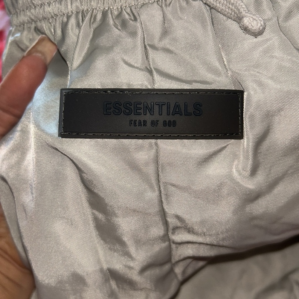Essentials fear of god track suit mock neck sweater with nylon pants - Picture 8 of 11